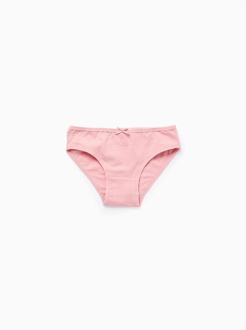 Pack de 5 bragas con motivo de estrellas Blanco Rosa - Kiabi