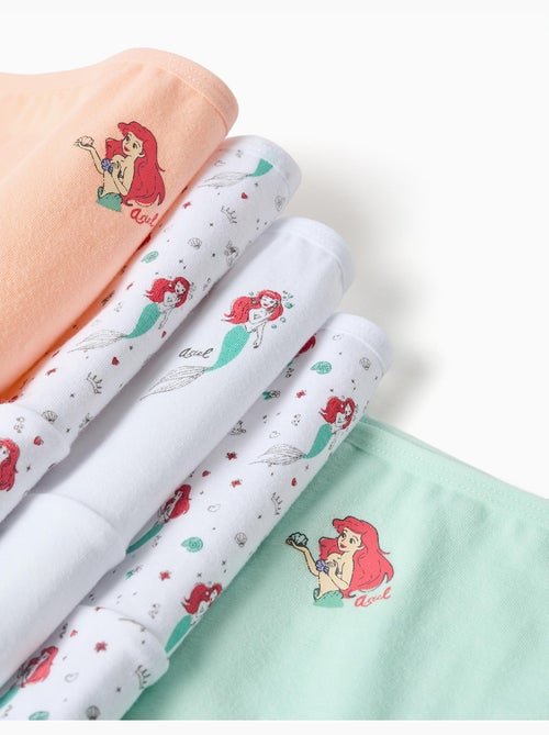 Pack de 5 bragas de algodón con La Sirenita - Kiabi