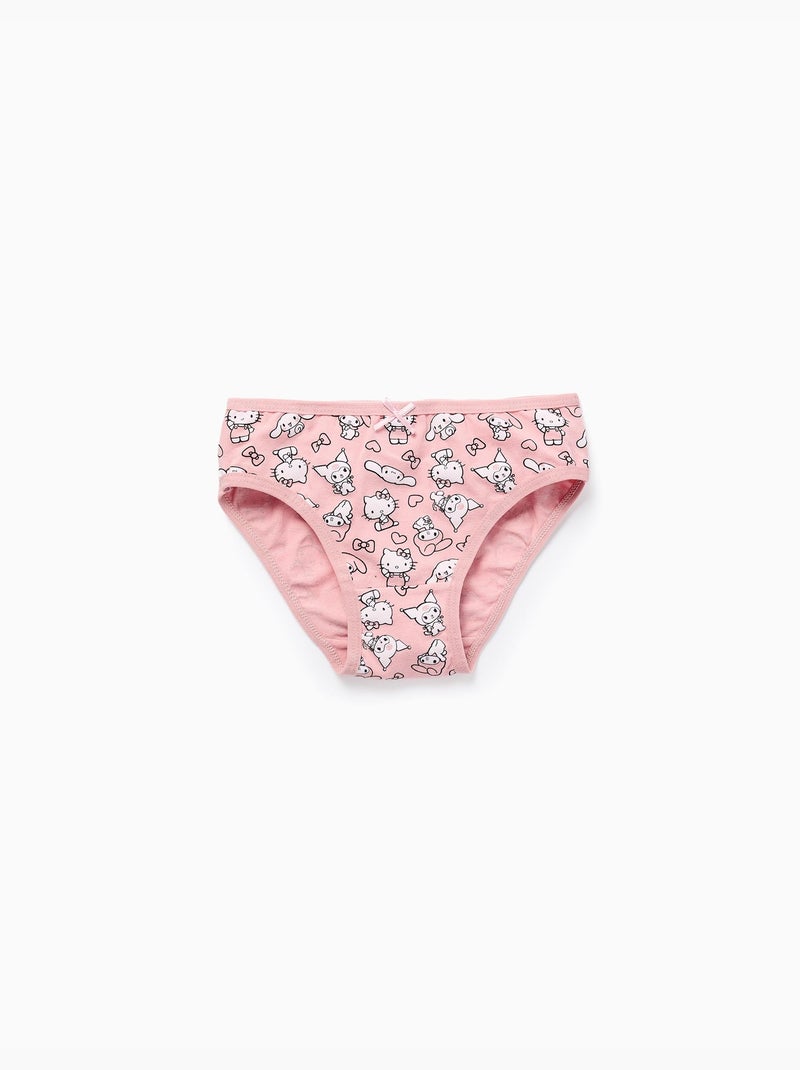 Pack de 5 bragas Hello Kitty & Friends Blanco Rosa - Kiabi