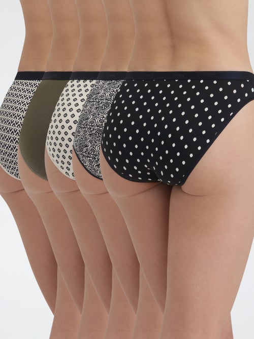 Pack de 5 braguitas - Bolsillos Dim - Kiabi