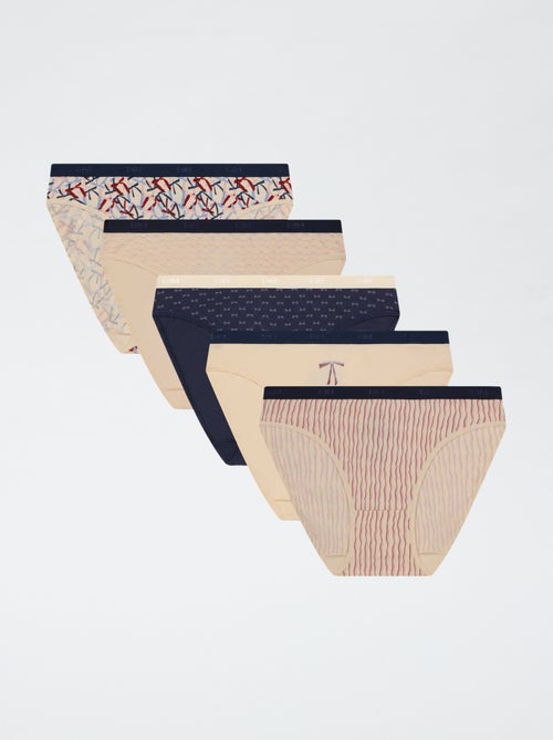 Pack de 5 braguitas - Bolsillos Dim - Kiabi