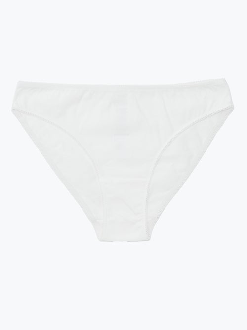 Pack de 5 braguitas - lisas y estampadas - Kiabi