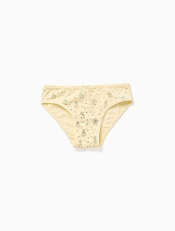 Pack de 5 braguitas con estampados de las princesas disney