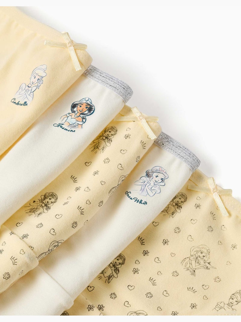 Pack de 5 braguitas con estampados de las princesas disney Blanco Amarillo - Kiabi