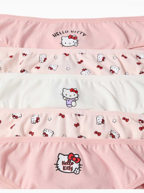 Pack de 5 braguitas de algodón con estampados de Hello Kitty - Kiabi