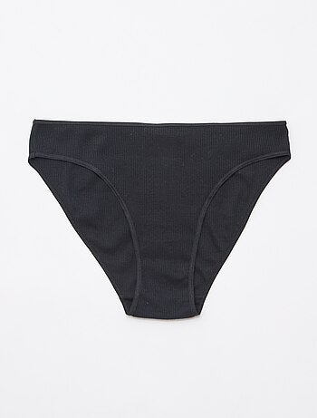 Pack de 5 braguitas de canalé