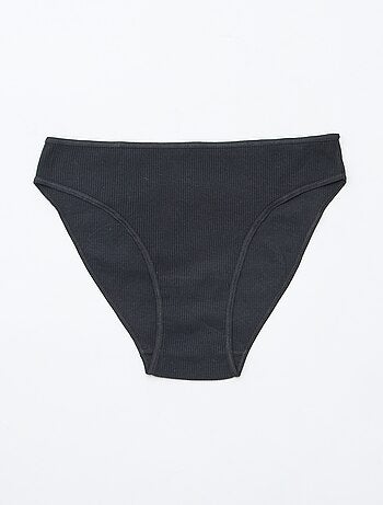 Pack de 5 braguitas de canalé