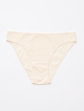 Pack de 5 braguitas de canalé