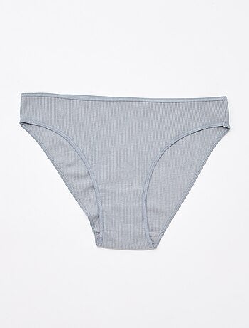 Pack de 5 braguitas de canalé