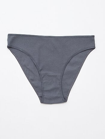 Pack de 5 braguitas de canalé