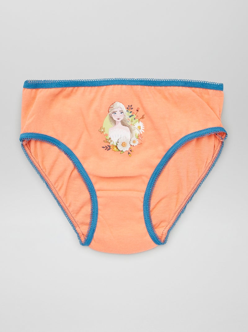 Pack de 5 braguitas 'Disney' azul/naranja - Kiabi