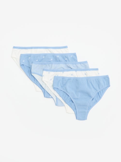Pack de 5 braguitas estampadas - Kiabi Pack de 5 braguitas estampadas - Kiabi