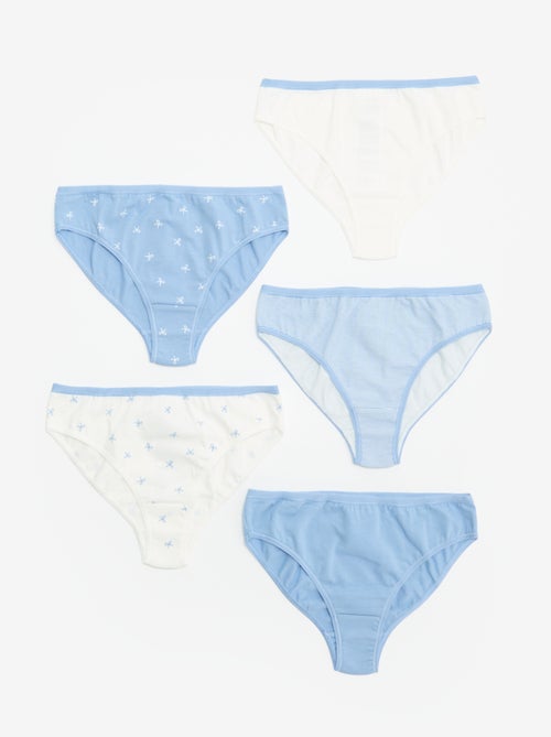 Pack de 5 braguitas estampadas - Kiabi Pack de 5 braguitas estampadas - Kiabi