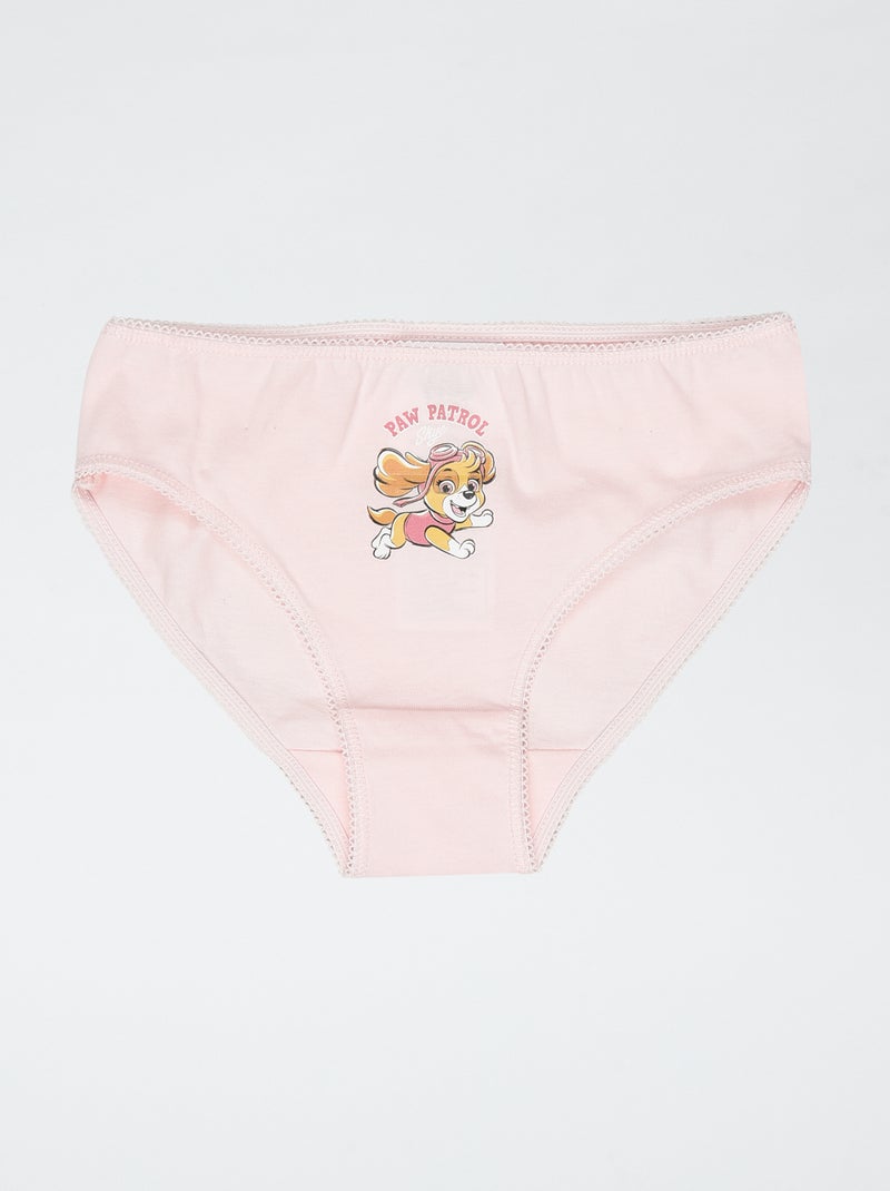 pack de 5 braguitas 'Patrulla Canina' Rosa - Kiabi