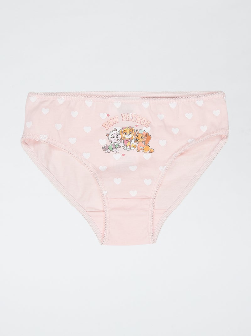 pack de 5 braguitas 'Patrulla Canina' Rosa - Kiabi