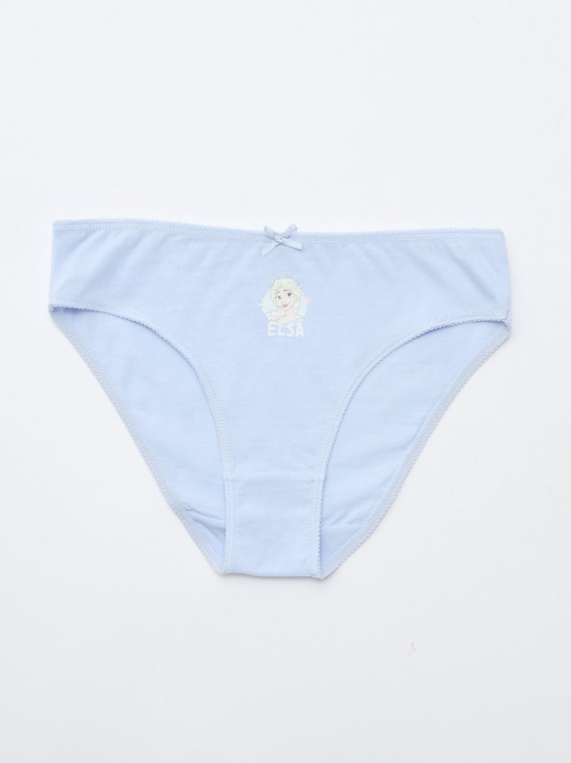 Pack de 5 braguitas 'Reina de las Nieves' Azul - Kiabi