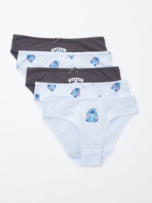 Pack de 5 braguitas 'Stitch' - Kiabi