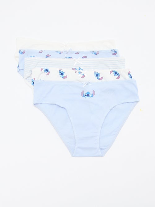Pack de 5 braguitas 'Stitch' - Kiabi