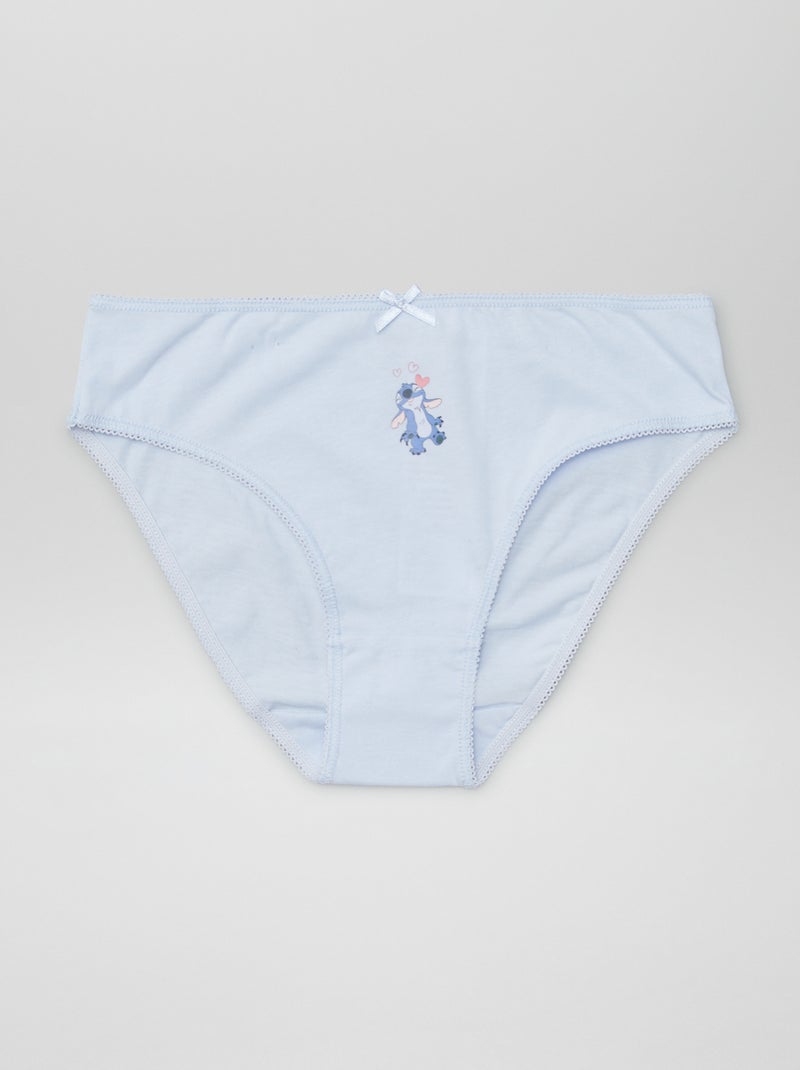 Pack de 5 braguitas 'Stitch' de 'Disney' - AZUL - Kiabi