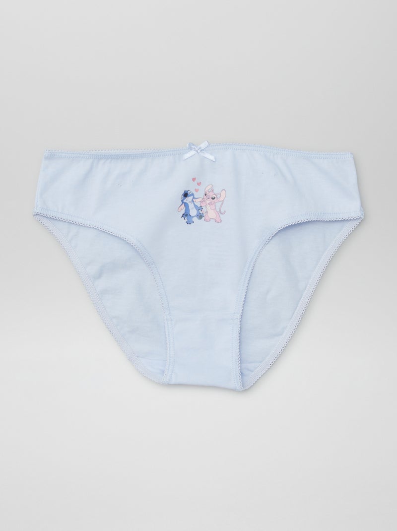 Pack de 5 braguitas 'Stitch' de 'Disney' - AZUL - Kiabi