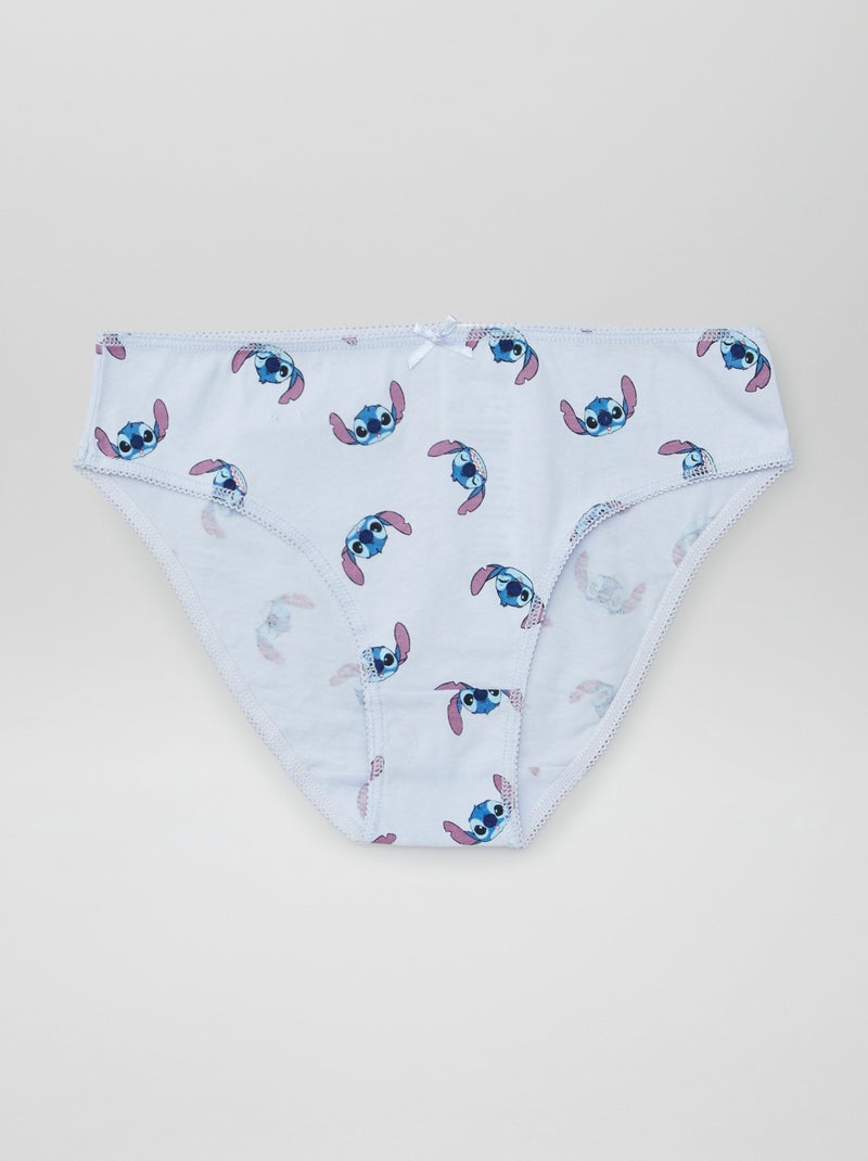 Pack de 5 braguitas 'Stitch' de 'Disney' - AZUL - Kiabi