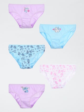 Pack de 5 braguitas 'Stitch'
