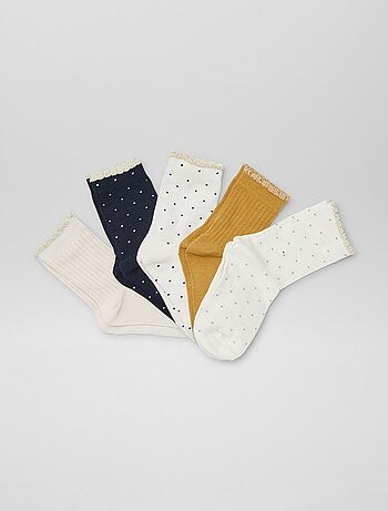 Pack de 5 calcetines altos