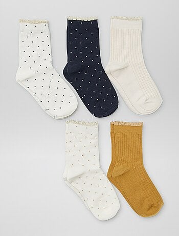 Pack de 5 calcetines altos
