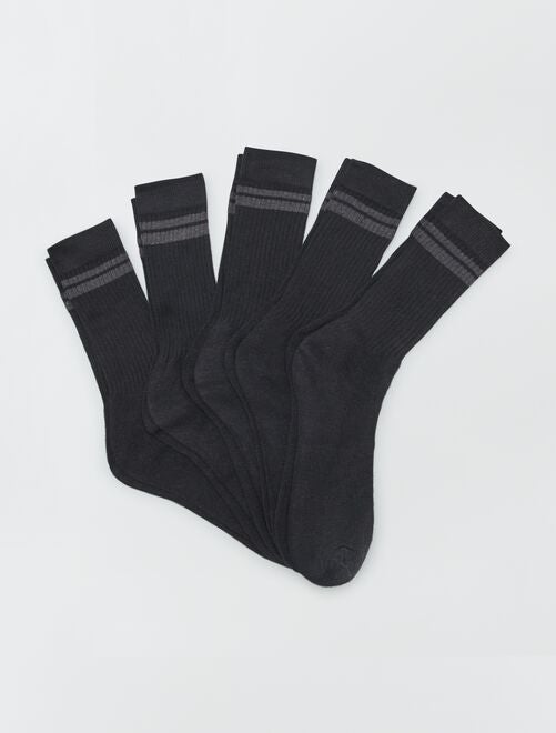 Pack de 5 calcetines altos - Kiabi