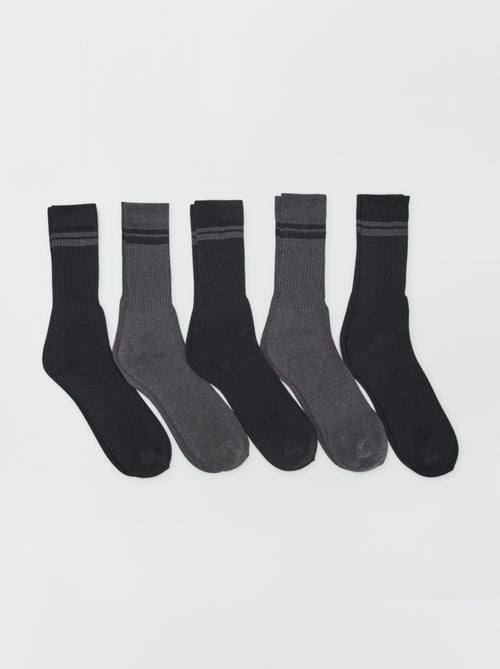Pack de 5 calcetines altos - Kiabi