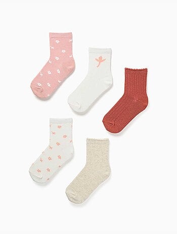 Pack de 5 calcetines con estampados florales