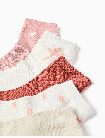 Pack de 5 calcetines con estampados florales