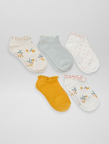 Leotardos niña Amarillo - Calcetines, medias y accesorios para chicas -  vertbaudet