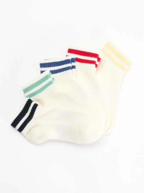 Pack de 5 calcetines deportivos - Kiabi Pack de 5 calcetines deportivos - Kiabi