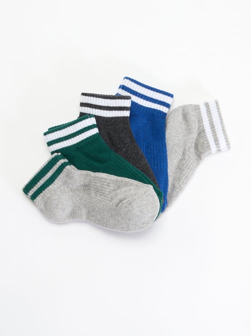Pack de 5 calcetines deportivos - Kiabi Pack de 5 calcetines deportivos - Kiabi