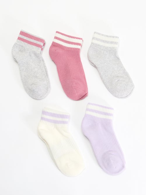 Pack de 5 calcetines deportivos - Kiabi