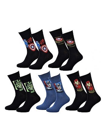 Pack de 5 calcetines hombre MARVEL AVENGERS