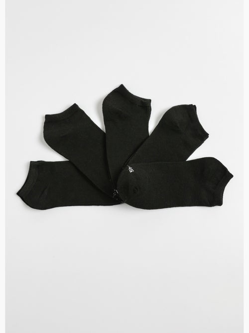 Pack de 5 calcetines lisos - AFIBEL - Kiabi