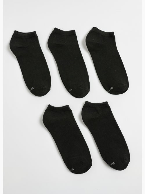 Pack de 5 calcetines lisos - AFIBEL - Kiabi