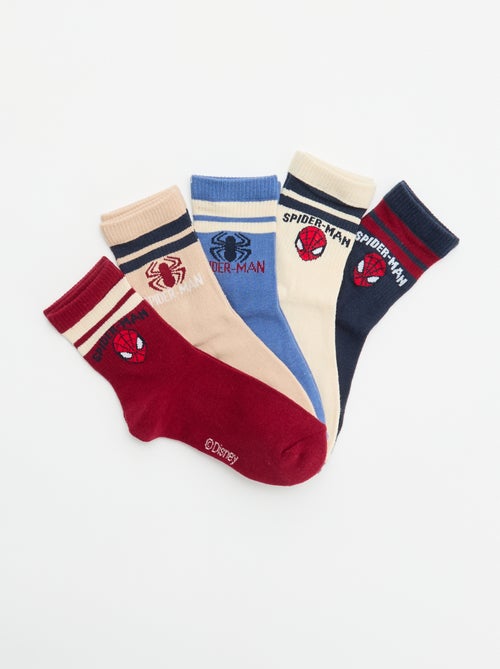 Pack de 5 calcetines 'Spider-Man' 'Marvel' - Kiabi