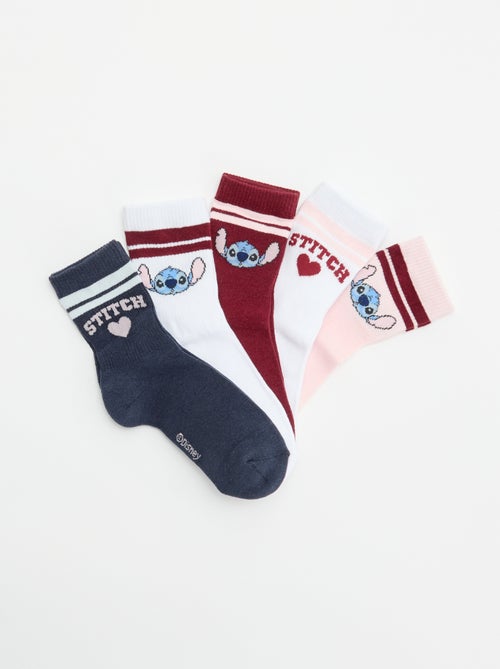 Pack de 5 calcetines 'Stitch' 'Disney' - Kiabi