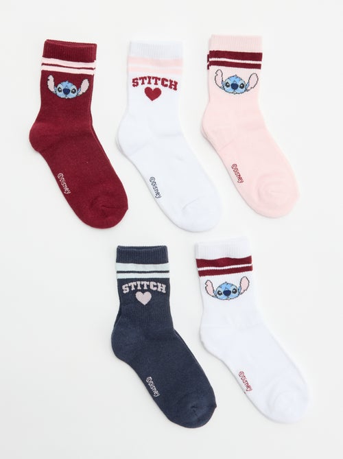 Pack de 5 calcetines 'Stitch' 'Disney' - Kiabi