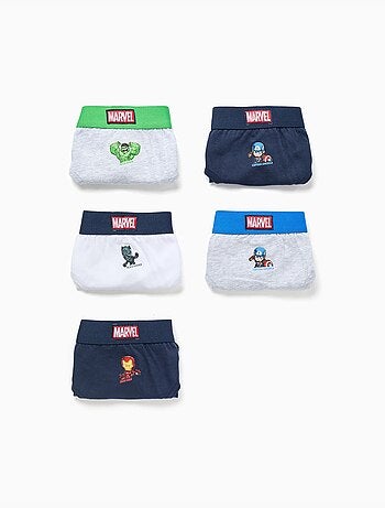 Pack de 5 calzoncillos con estampados Avengers