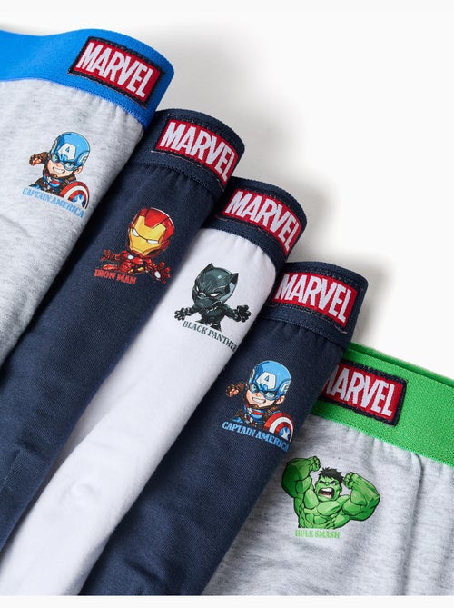 Pack de 5 calzoncillos con estampados Avengers - Kiabi