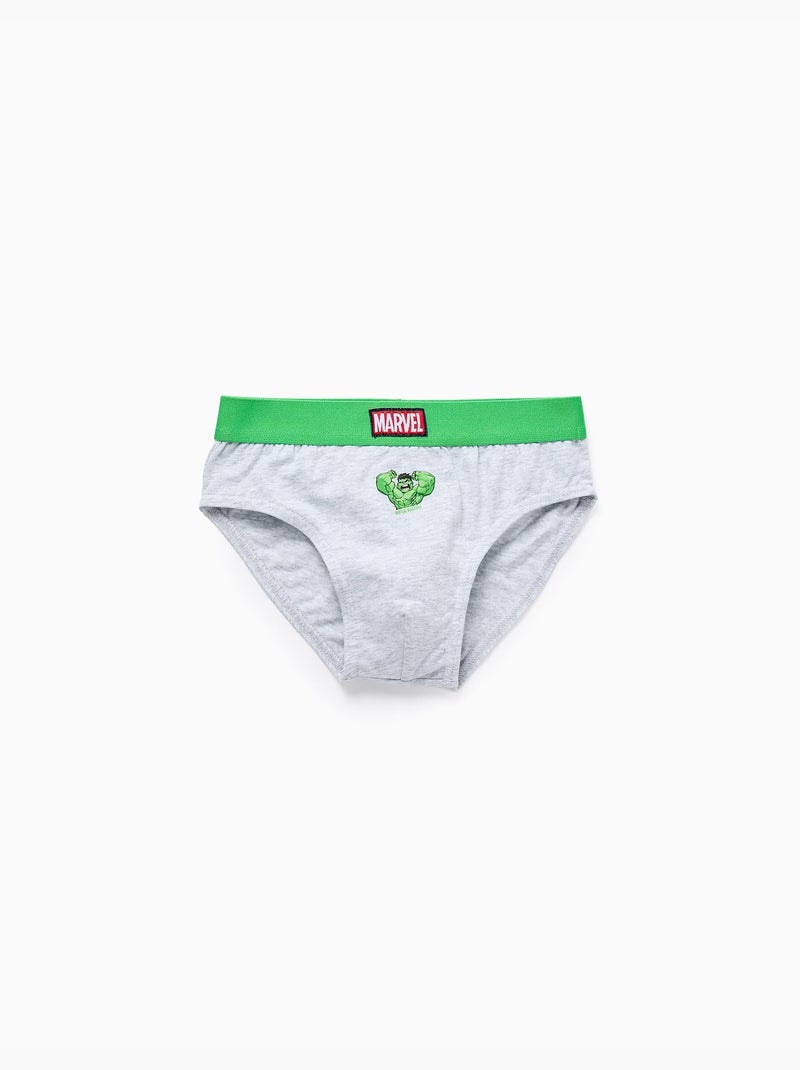 Pack de 5 calzoncillos con estampados Avengers Blanco Gris Azul - Kiabi