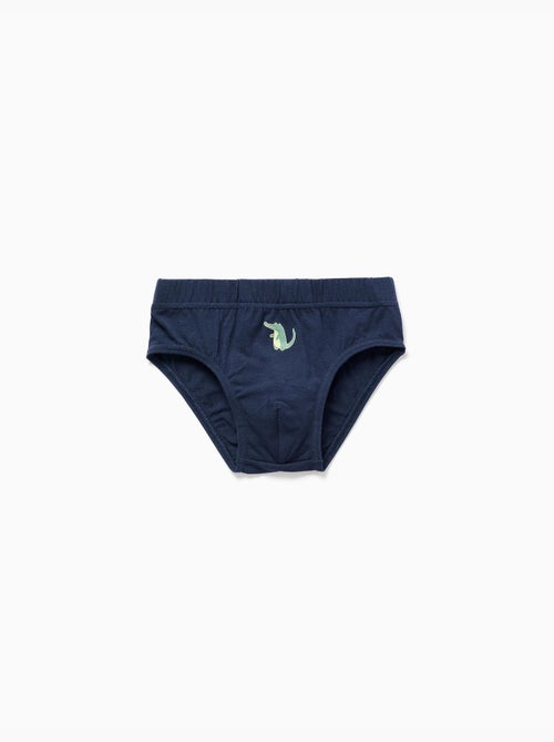 Pack de 5 calzoncillos de algodón con cocodrilos estampados - Kiabi