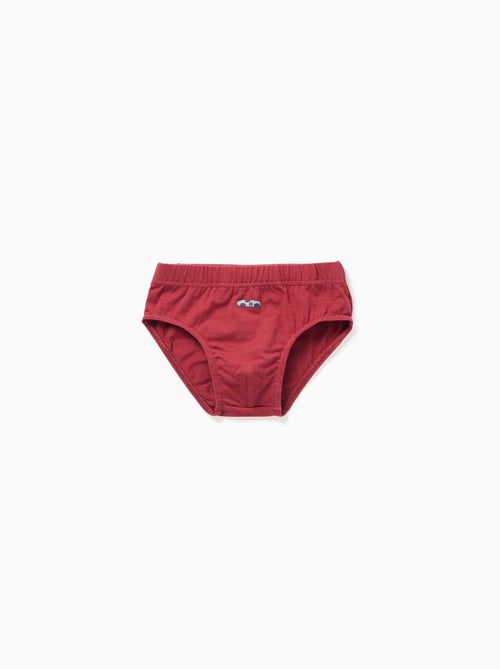 Pack de 5 calzoncillos de algodón con estampados de coches - Kiabi Pack de 5 calzoncillos de algodón con estampados de coches - Kiabi