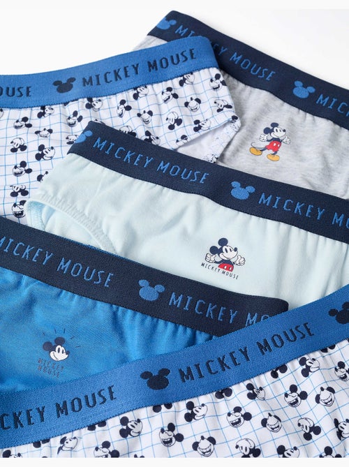 Pack de 5 calzoncillos de algodón con estampados de mickey - Kiabi Pack de 5 calzoncillos de algodón con estampados de mickey - Kiabi