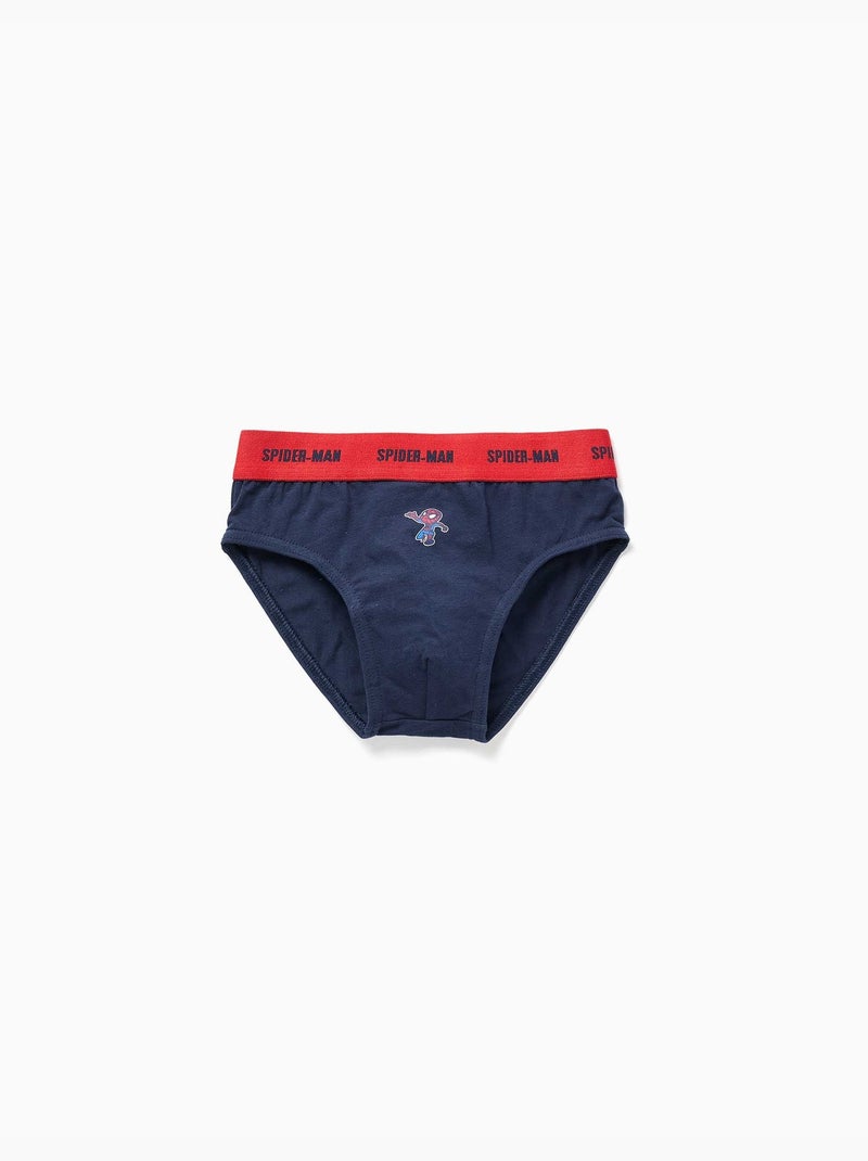 Pack de 5 calzoncillos de algodón con estampados de spider-man Gris/Azul/Rojo/Blanco - Kiabi