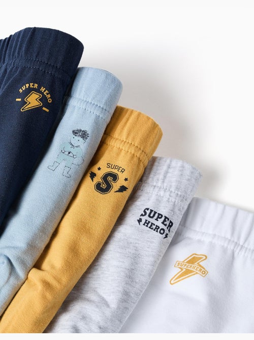 Pack de 5 calzoncillos de algodón con estampados de superhéroes - Kiabi
